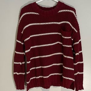 American Eagle Small Stripped Sweater w/ Pocket